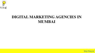 DIGITAL MARKETING AGENCIES IN MUMBAI