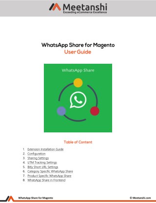 Magento WhatsApp Share