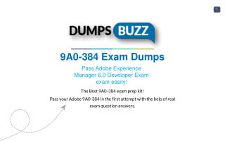 Adobe 9A0-384 Test Braindumps to Pass 9A0-384 exam questions