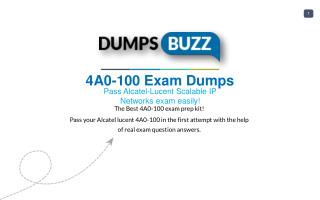 Updated 4A0-100 Dumps Purchase Now - Genius Plan!