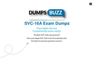 New SVC-16A VCE exam questions with Free Updates