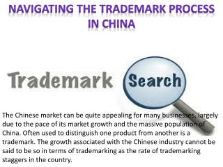 Navigating The Trademark Process in China