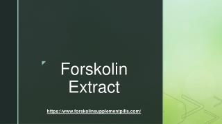 Forskolin Extract