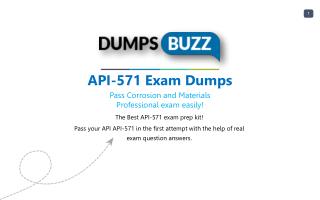 Improve Your API-571 Test Score with API-571 VCE test questions