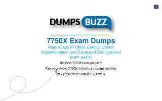 New 7750X VCE exam questions with Free Updates