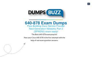 Prompt Purchase 640-878 PDF VCE Exam Dumps