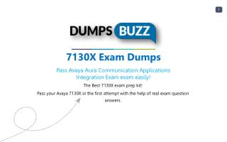 7130X Exam Training Material - Get Up-to-date Avaya 7130X sample questions