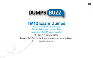 BCS TM12 Test Braindumps to Pass TM12 exam questions