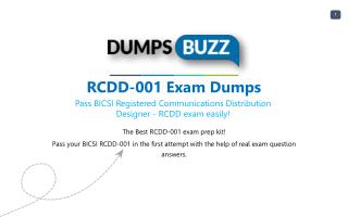 Updated RCDD-001 Dumps Purchase Now - Genius Plan!