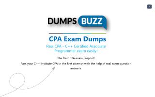 C Institute CPA Dumps sample questions for Quick Success