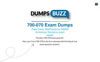 New 700-070 VCE exam questions with Free Updates