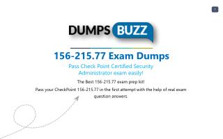 Valid 156-215.77 Exam VCE PDF New Questions