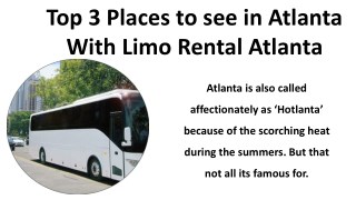 Limo rental Atlanta