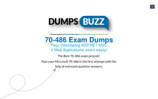 Microsoft 70-486 Braindumps - 100% success Promise on 70-486 Test
