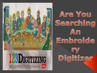 Digitizing Embroidery - Get 50% off on Your First Order