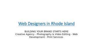 Web Designers in Rhode Island