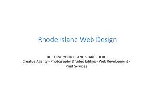 Rhode Island Web Design