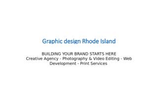 Graphic Design Rhode Island