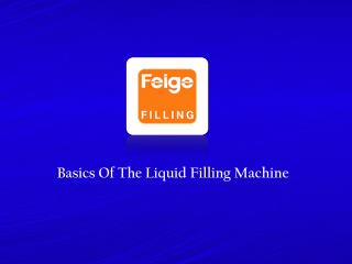 Liquid Filling Machines Singapore