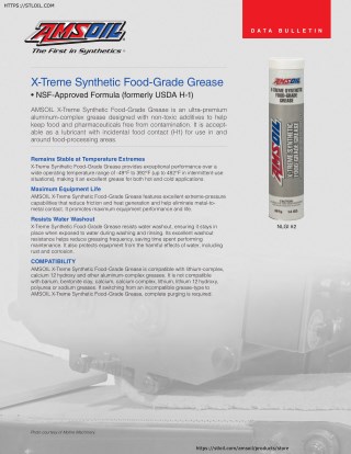 AMSOILXTremeSyntheticFoodGradeGreaseGXC