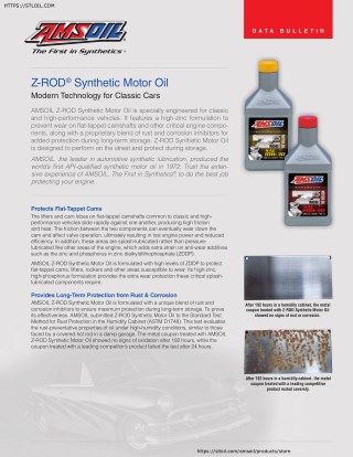 AMSOILZROD10W3020W50SyntheticMotorOilZRTZRF