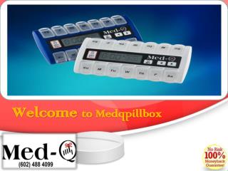 Find Best Auto Pill Dispenser with Lock from Med-Q on Discount Price