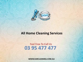 All Home Cleaning Services