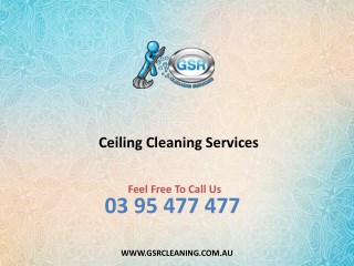 Ceiling Cleaning Services