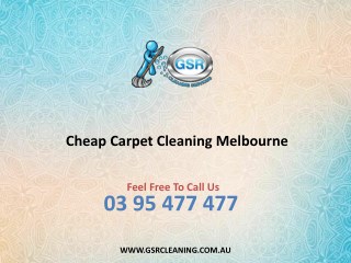 Cheap Carpet Cleaning Melbourne