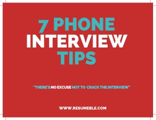 7 Telephonic Interview Tips To Crack Any Interview