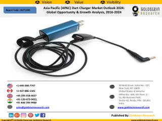 Asia Pacific (APAC) Dart ChargerÂ Market Outlook 2024: Global Opportunity & Growth Analysis, 2016-2024