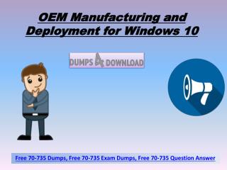70-735 Latest Microsoft Exam Study Questions | 70-735 Dumps