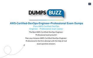 The best way to Pass AWS-Certified-DevOps-Engineer-Professional Exam with VCE new questions