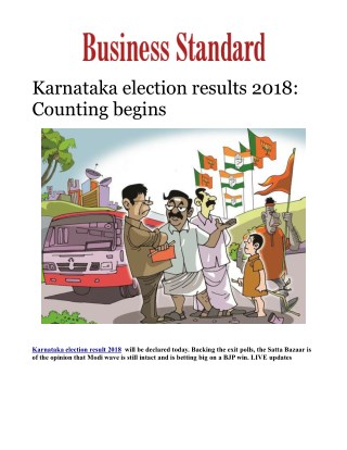 Karnataka election results 2018: Counting begins; top 10 developmentsÂ 