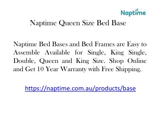 Naptime Bed Base Sale