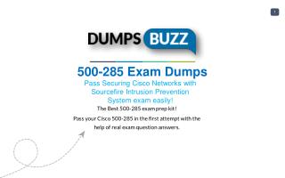 Purchase Latest 500-285 exam sample questions VCE with PDF