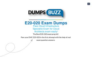 Valid E20-020 Braindumps with E20-020 Practice Test sample questions