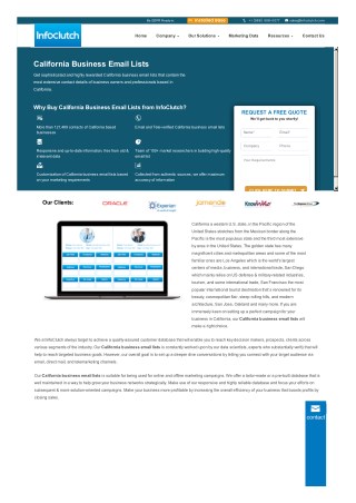 California Business Email Lists