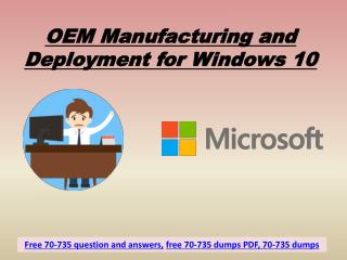 Free 70-735 Actual Tests | 70-735 Actual Dumps PDF