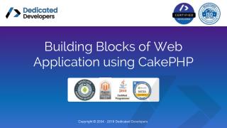 Building Blocks of Web Application using CakePHP
