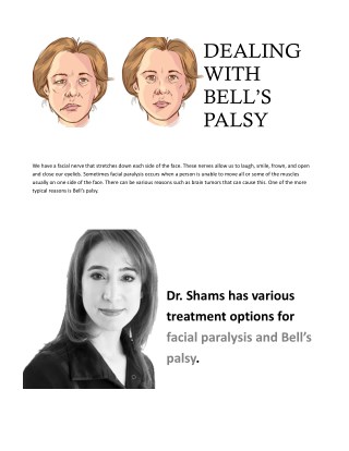 DEALING WITH BELLâ€™S PALSY