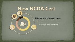 2018 NCDA Certification NS0-159 and NS0-155 Exams