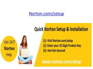 Norton.com/setup