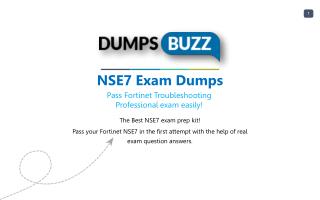 Improve Your NSE7 Test Score with NSE7 VCE test questions