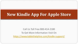 New Kindle App For Apple Store