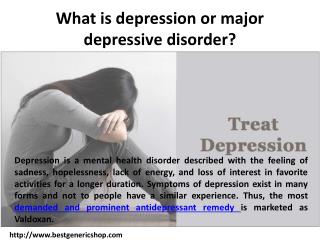 Valdoxan Medication-A Right Medical treatment Of Depression