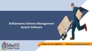 Delivery Management System Software
