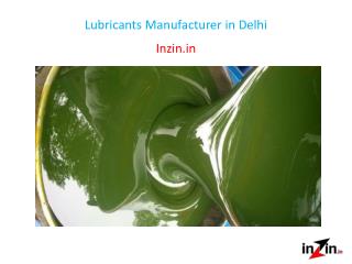 Lubricants Manufacturer in Delhi