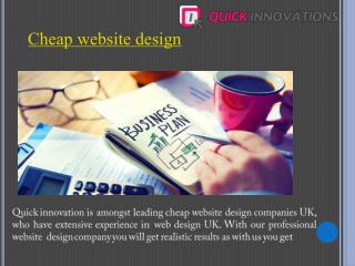 cheap website design