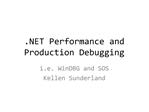 Performance and Production Debugging